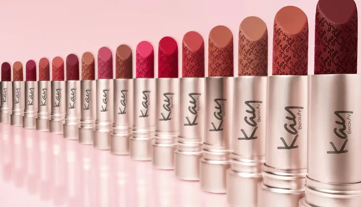 Kay Beauty packaging design emphasizing the power of colour and typography in visual communication Kay Beauty packaging design emphasizing the power of colour and typography in visual communication